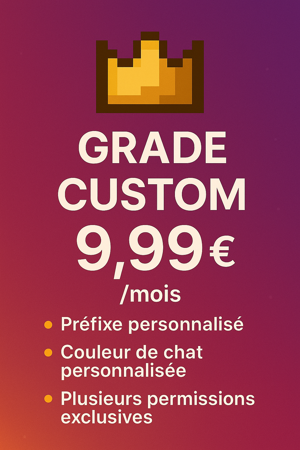 Grade Custom